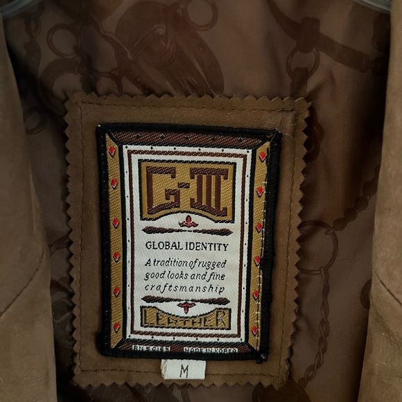 Brown Fringe Leather Jacket - Picture 3 of 11